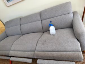 3 - Seater Couch before cleaning