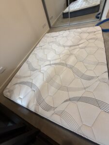 Bed 2- sleeping mattress after cleaning